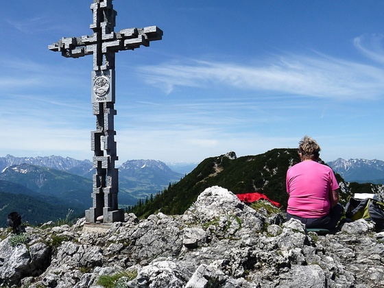 Gipfelglück auf der Hörndlwand