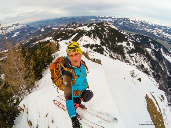 Selfie Stefan Stadler am Ecker First.