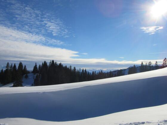 Schneeschuhwandern im Kampenwandgebiet