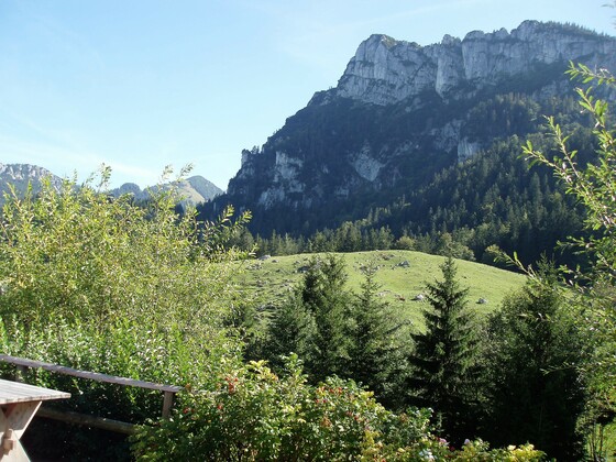 Blick auf Gederer Wand