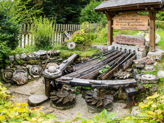 Die Kugelmühle bei Marktschellenberg.