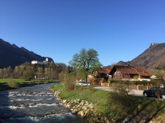 Blick auf das Schloss Hohenaschau