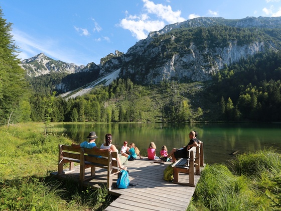 Rast am Inzeller Frillensee. Entspannung pur.