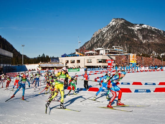12 Biathlon in der Chiemgau Arena