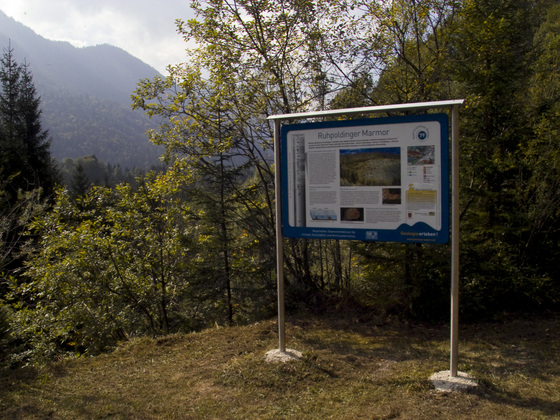 Infotafel am Geotop