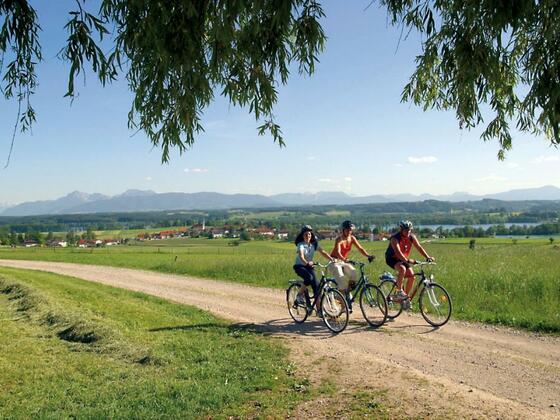 Radeln um den Waginger See