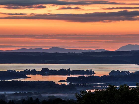 Abendstimmung am Chiemsee