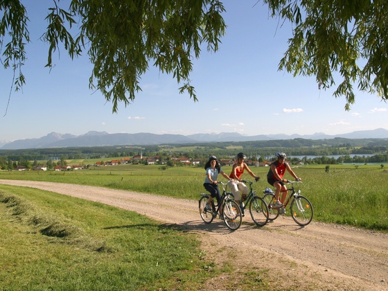 Familienradln am Wagginger See