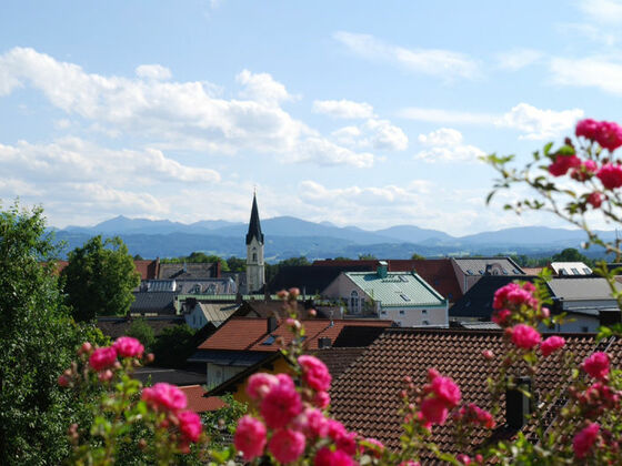 Über den Dächern von Bad Aibling