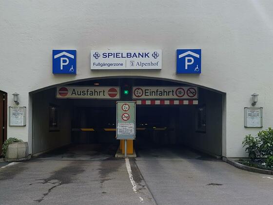 Tiefgarage Spielbank