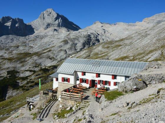 Die Knorrhütte beim  &quot;Sonnenbad&quot;