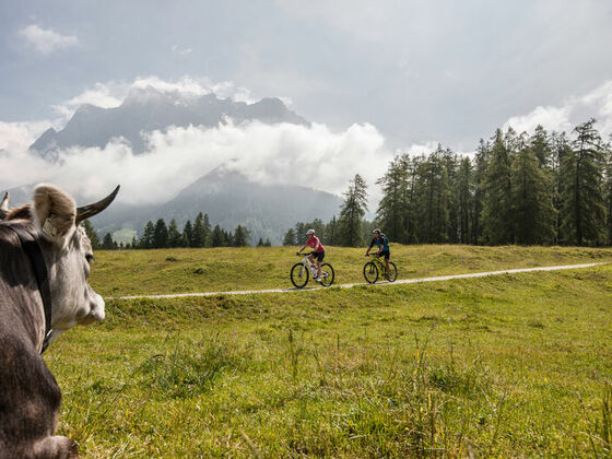 Mountainbiketour in der Zugspitz Arena Bayern-Tirol