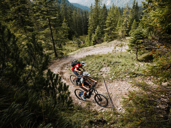 Mountainbiketour in der Zugspitz Arena Bayern-Tirol