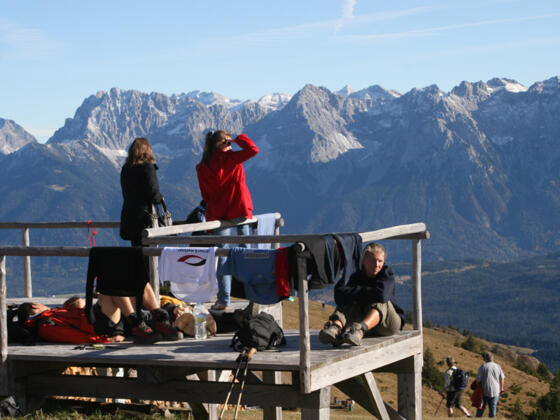 Blick Richtung Karwendel