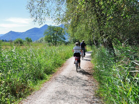 Radweg am Chiemsee