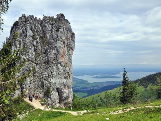 Blick zum Chiemsee