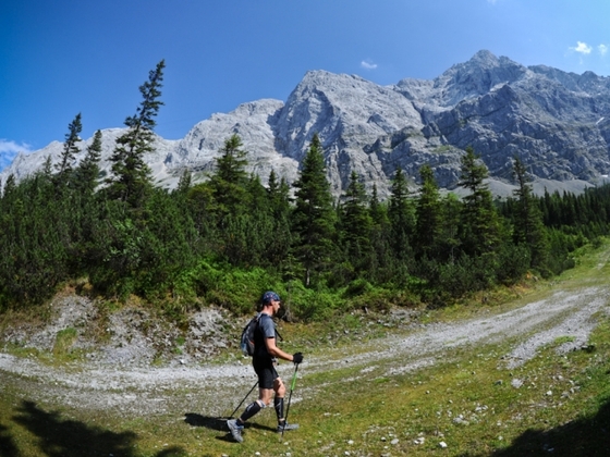 Trailrunning von Garmisch-Partenkirchen nach Ehrwald