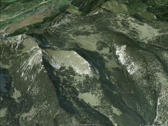 Estergebirge mit Krottenkopf und Hohe Kiste