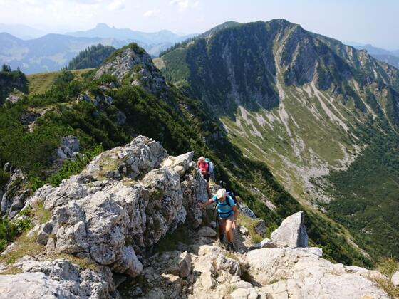 Der Aufstieg auf den Aiplspitz