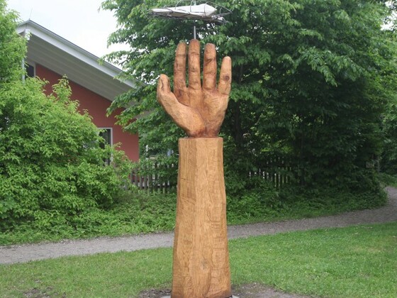 Berglern: Titel: Warnende Hand