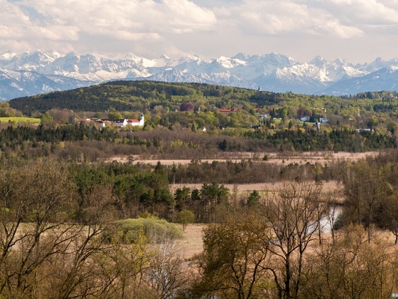 Alpenblick bei Leutstetten