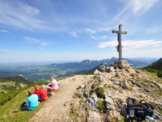 Auf dem Jägerkamp - Tourenziel des 1. Tages