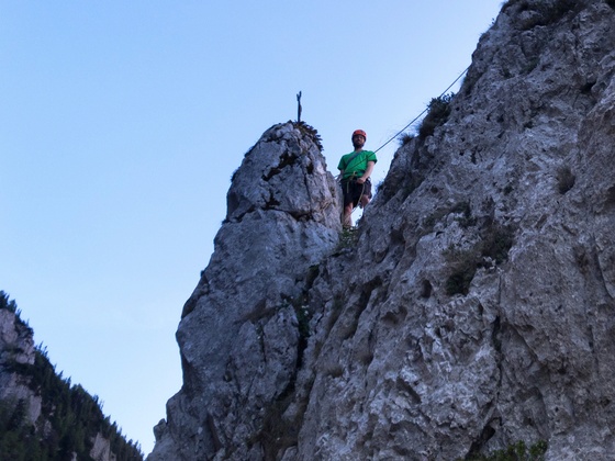 am Gipfel des Großen Turm