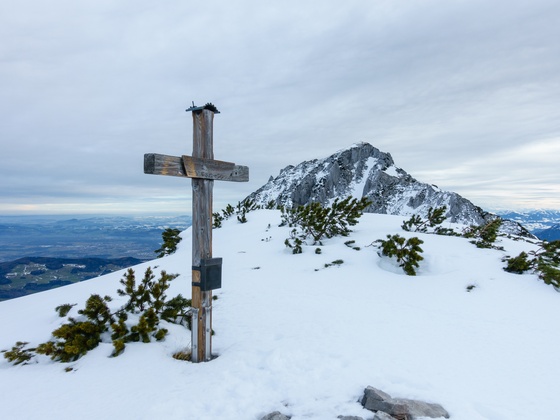 Gipfelkreuz am Mittelstaufen