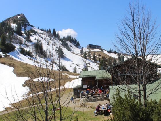 Taubensteinhaus in den Bayerischen Alpen