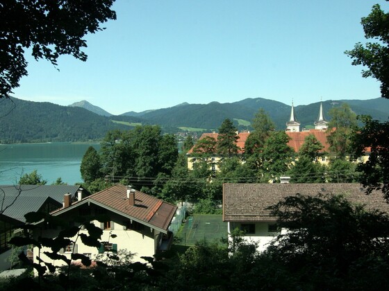 Blick zurück nach Tegernsee