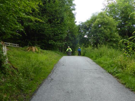 Steigung am Höhenweg