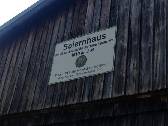 Oberes Soiernhaus Plakette