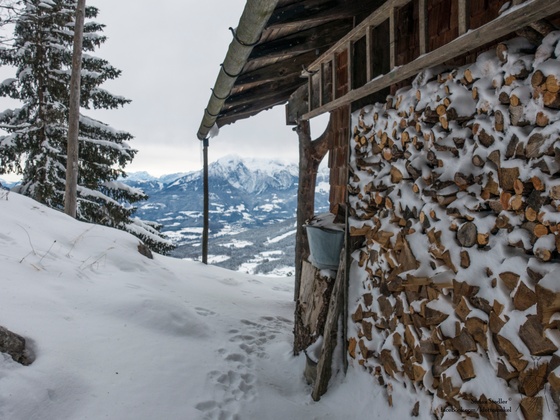Von der Bergwacht Diensthütte hat man eine wundervolle Aussicht.