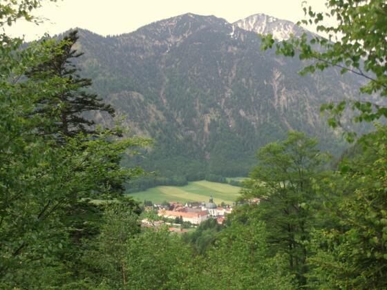 Blick zurück nach Ettal