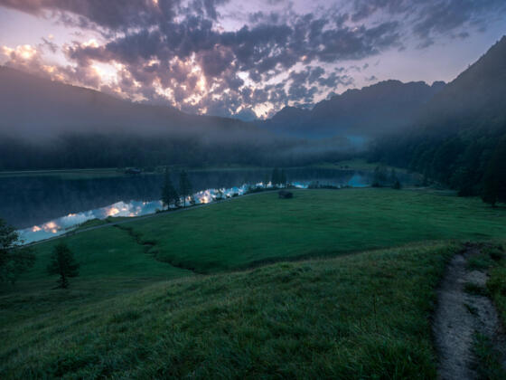 Der Ferchensee bei Mittenwald