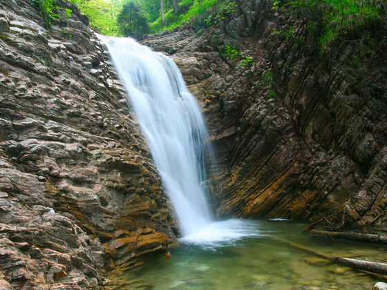 Wasserfall in der Schleifmühlenklamm
