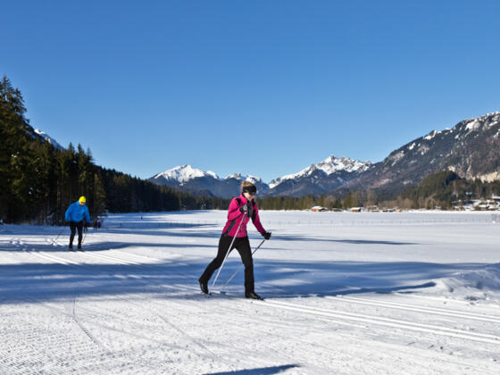Langlaufloipe Dickelschwaig Runde - Graswangtal mit Scheinberg