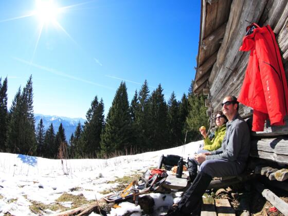 Schneeschuhwanderung Hinteres Hörnle Großer Aufacker