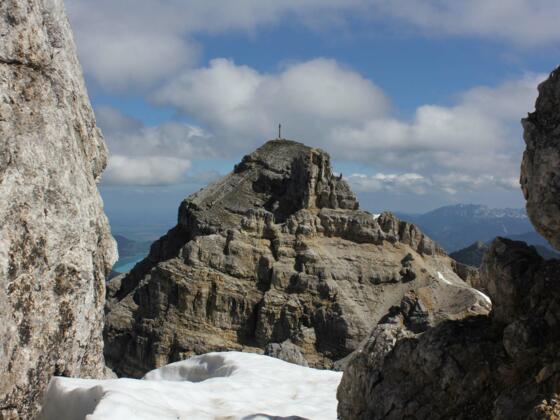 Blick zur Schöttelkarspitze