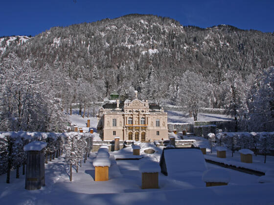 Vebindungsloipe Linderhof Graswang - Schloss Linderhof
