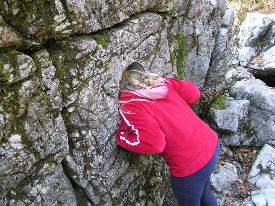 Im Bergwald-Erlebnispfad in Inzell/Chiemgau den Naturklängen lauschen.