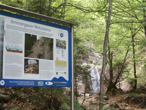 Infotafel am Geotop