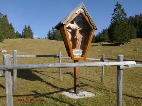 Schafhalter- und Hirtenkreuz an der Rehbergalm