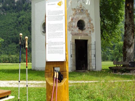 Stele Meditationsweg - Gertrudiskapelle