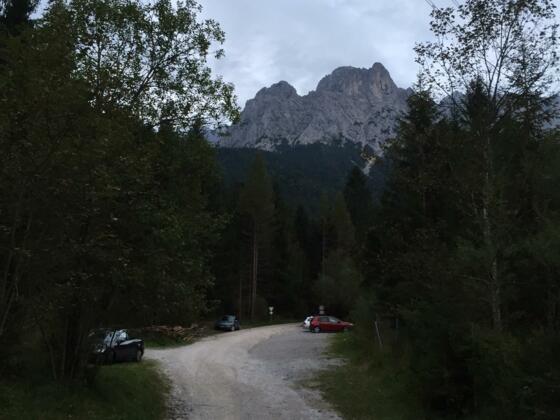 Wanderparkplatz zur Hochlandhütte