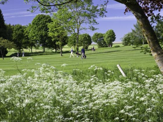 Golfclub Pfaffing in natürlicher Umgebung.