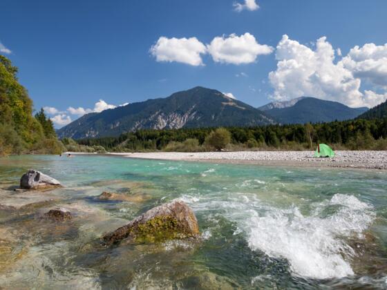Der Wildfluss "Isar"