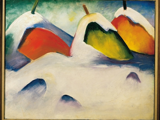 Franz Marc - Hocken im Schnee - 1911