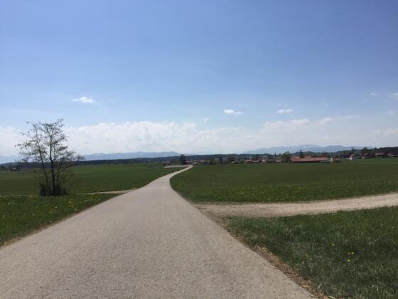 Blick auf Baiernrain