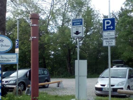 Parkplatz Alpenwarmbad Benediktbeuern